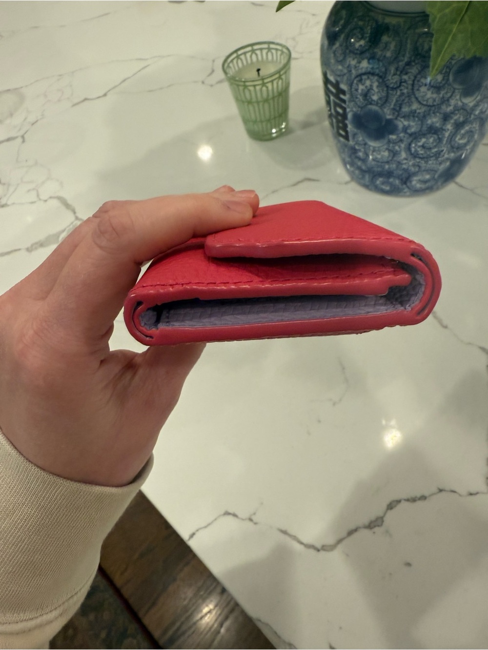 MAISON DE SABRE - The Trifold Wallet - Fuchsia Lavender - Picture 7 of 8
